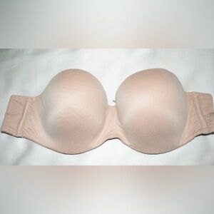Victoria's Secret Cream Strapless Bra Intimates Size 36B